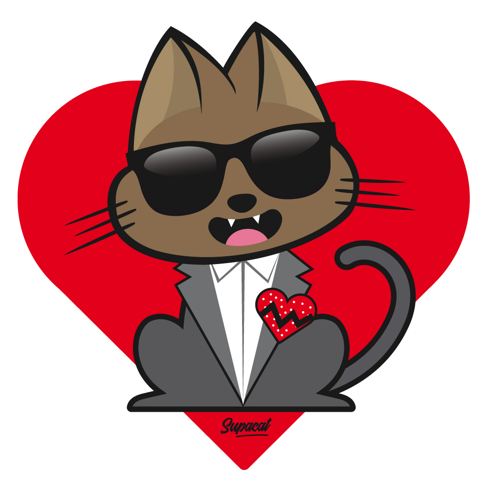 Supa K.West 808s & Heartbreak - Supacat Street Art à Strasbourg