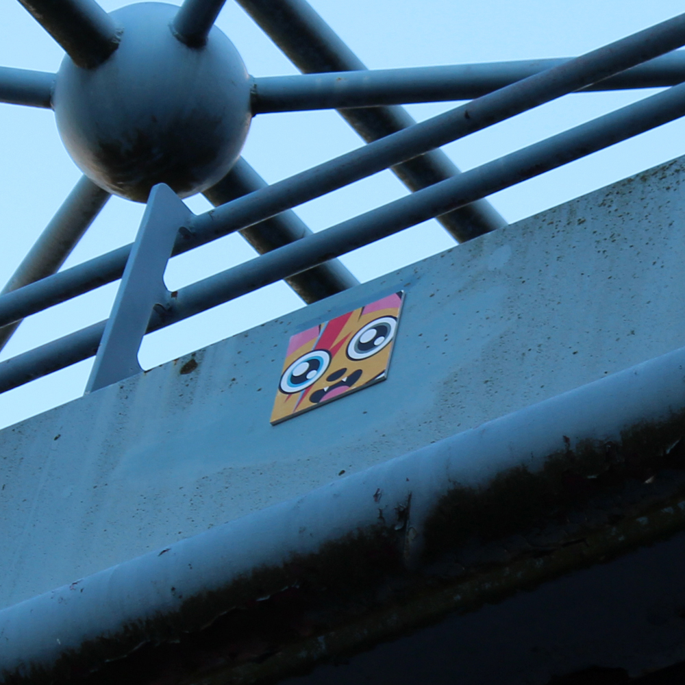 Supacat Street Art Strasbourg - Piece of SUPA Ziggy Catdust