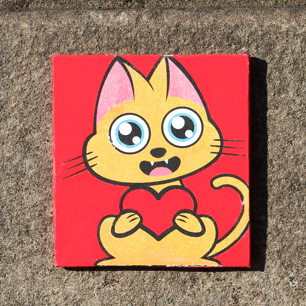 Supacat Street Art Strasbourg - Piece of SUPA Always LOVE