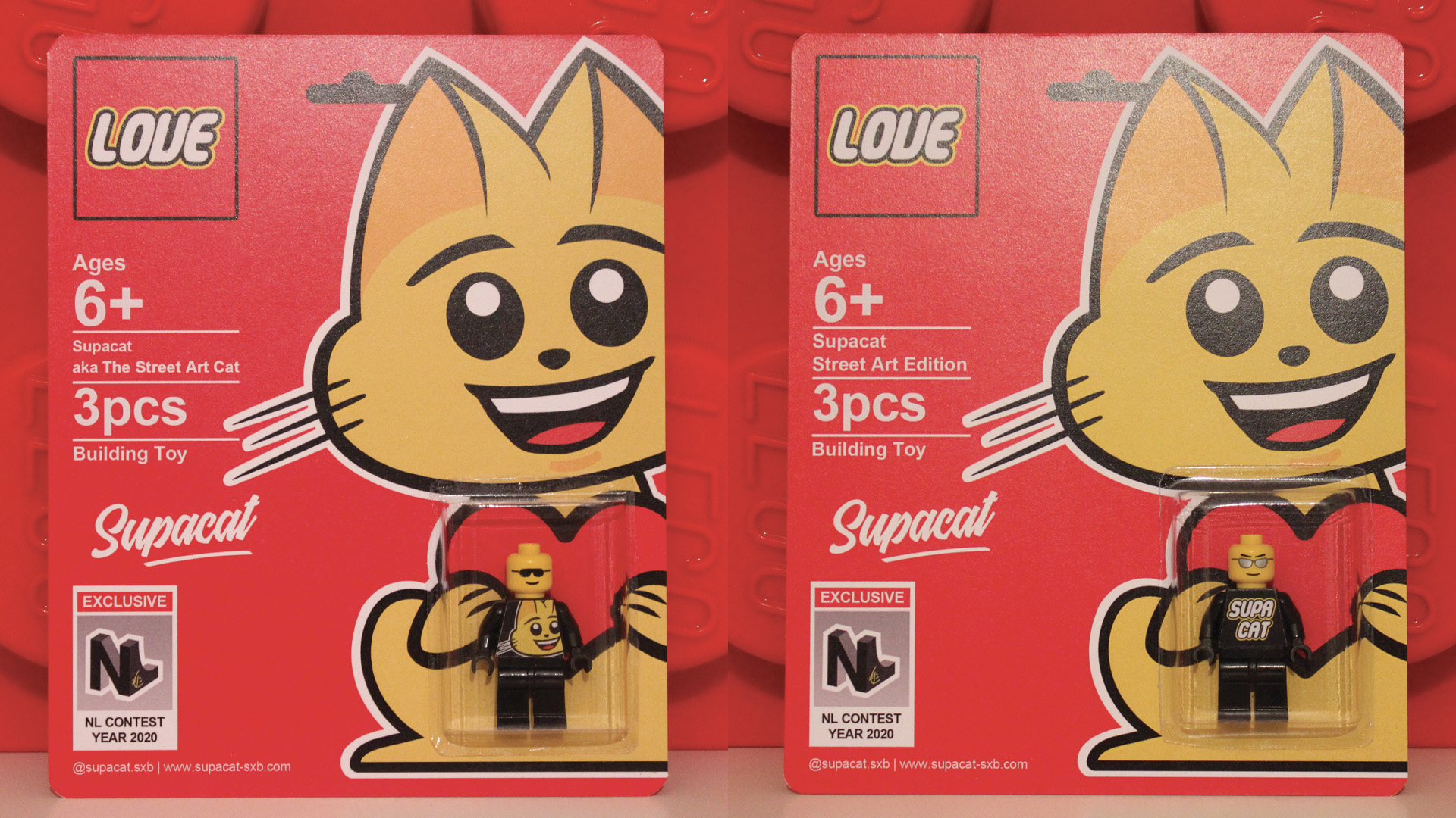Supacat Street Art Strasbourg - Supacat Lego Figurines
