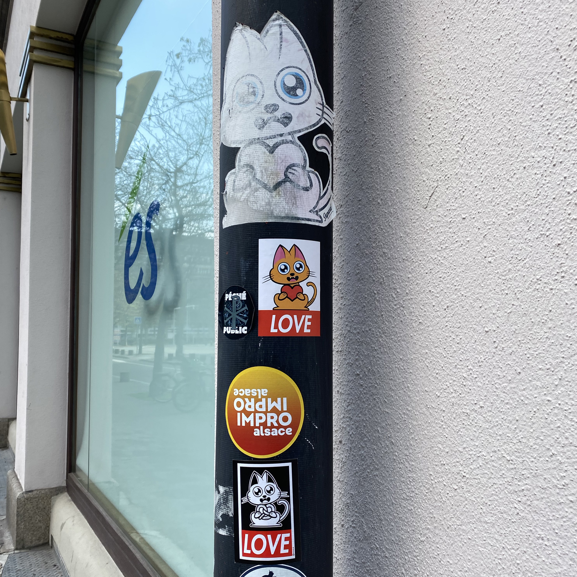 Supacat Street Art Strasbourg - Stickers Supacat
