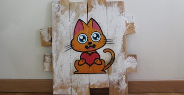 Supacat Street Art Strasbourg - Tableau Always Love #6