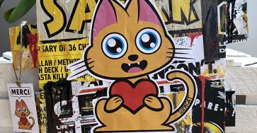 Supacat Street Art Strasbourg - Tableau Always Love Dirty Safari