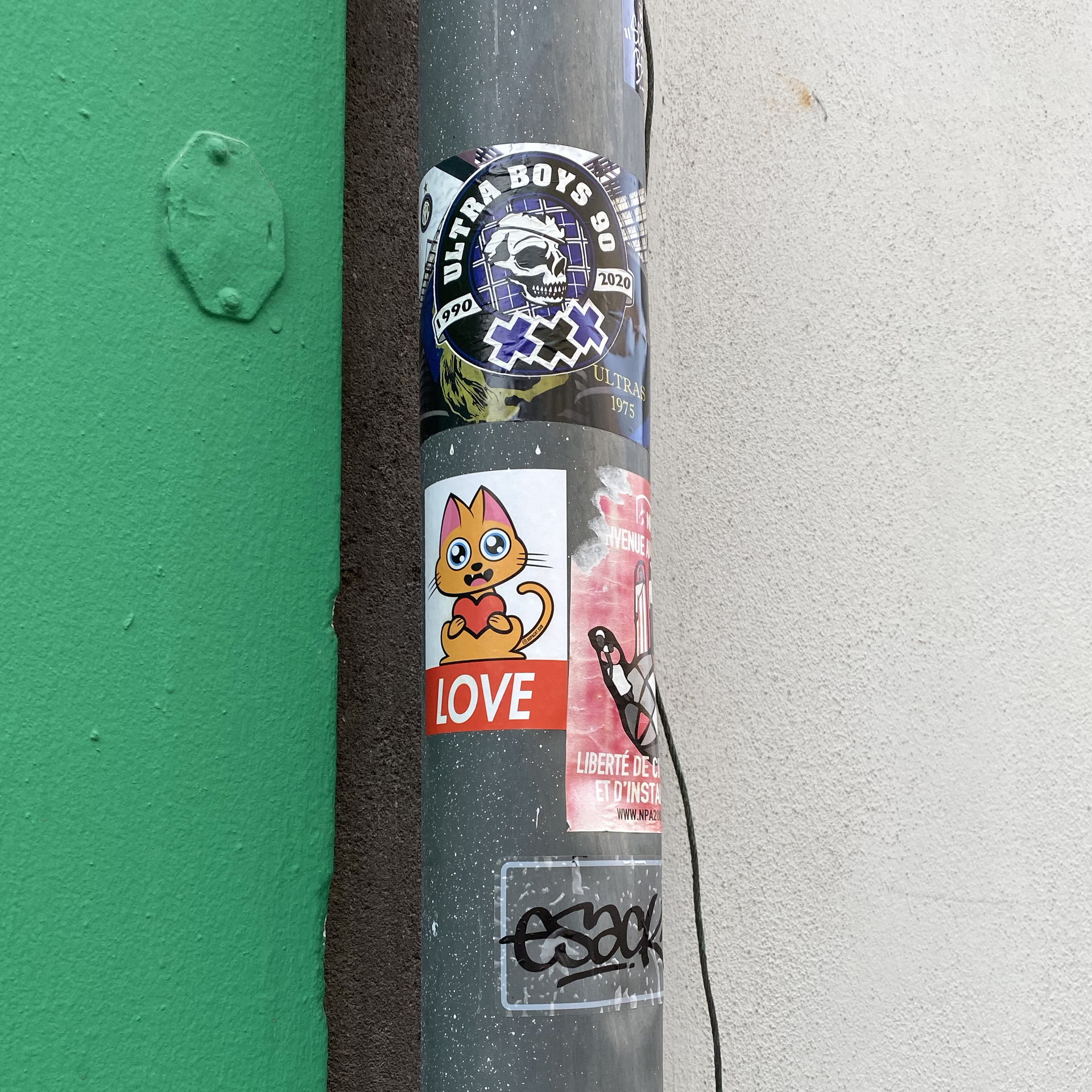 Supacat Street Art Strasbourg - Stickers Supacat