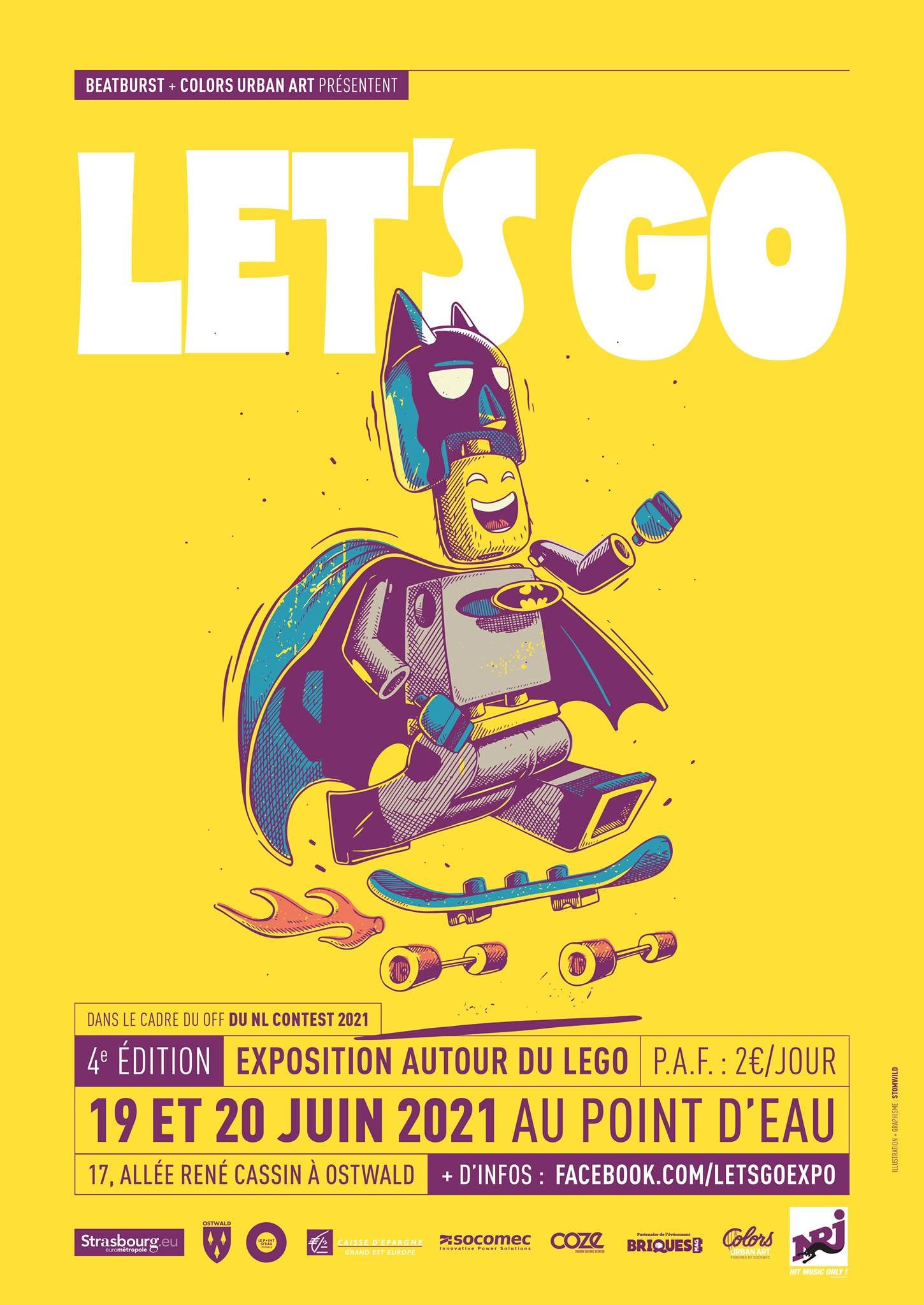Expo LEGO Let's Go 2021 à Ostwald - Supacat Street Art Strasbourg