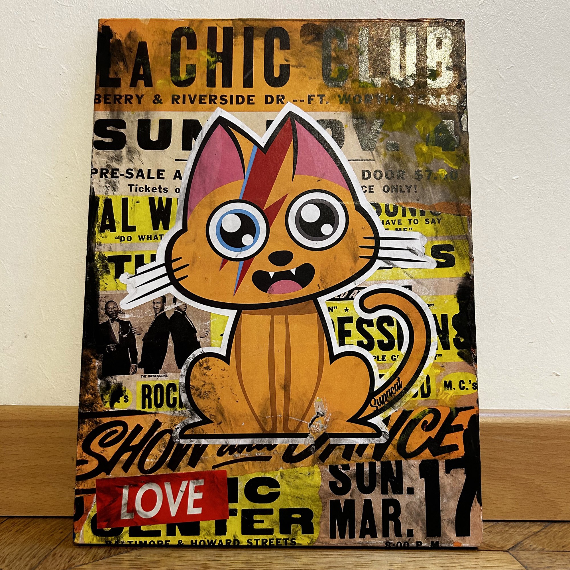 Supacat Street Art Strasbourg - Supa Mini Gemini Cat #2 - Face 2