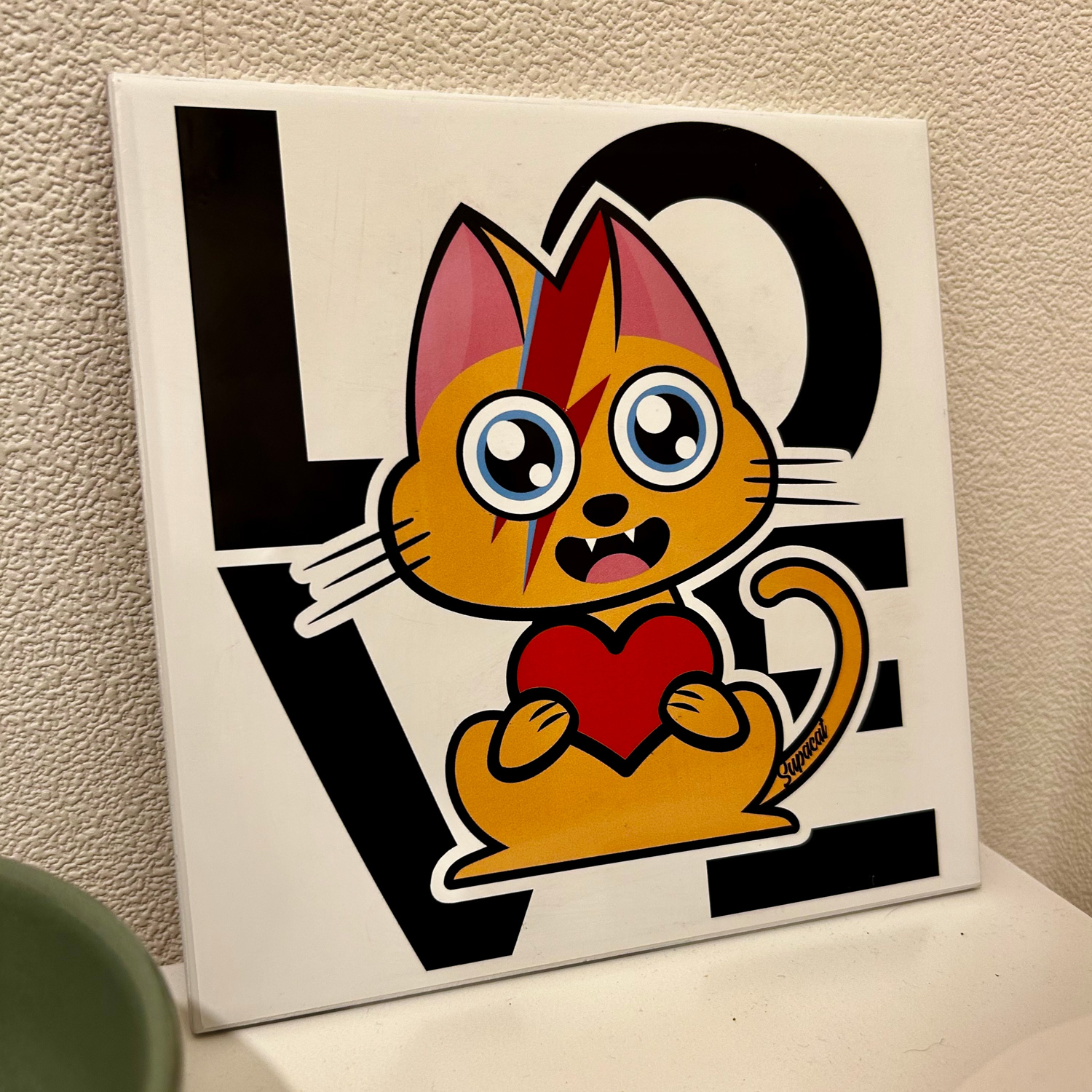 Carrelage Supacat Always Love - Supacat Street Art Strasbourg