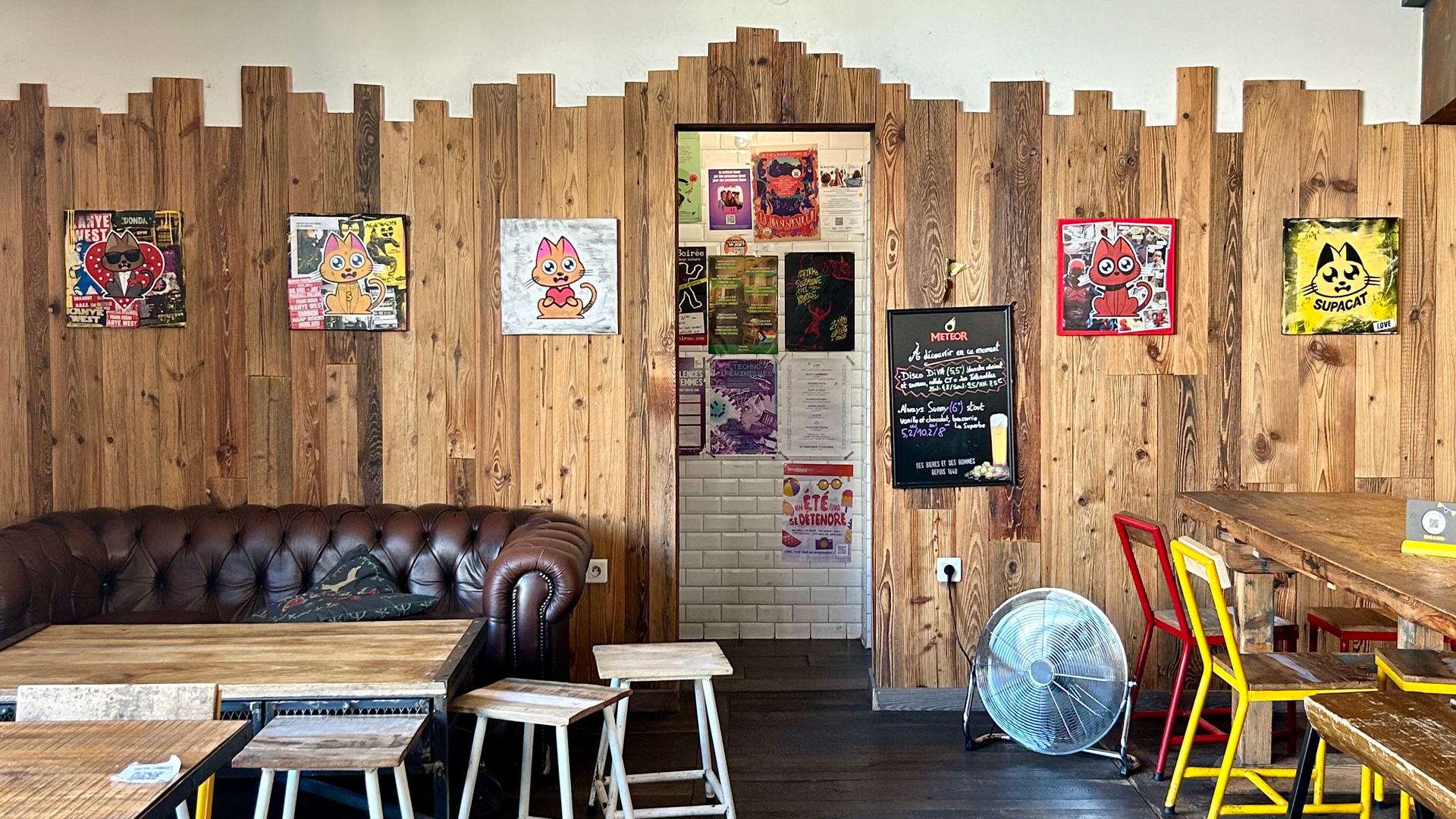 Exposition Supacat Street Art au Bar le Cul Terreux à Strasbourg - Supacat Street Art