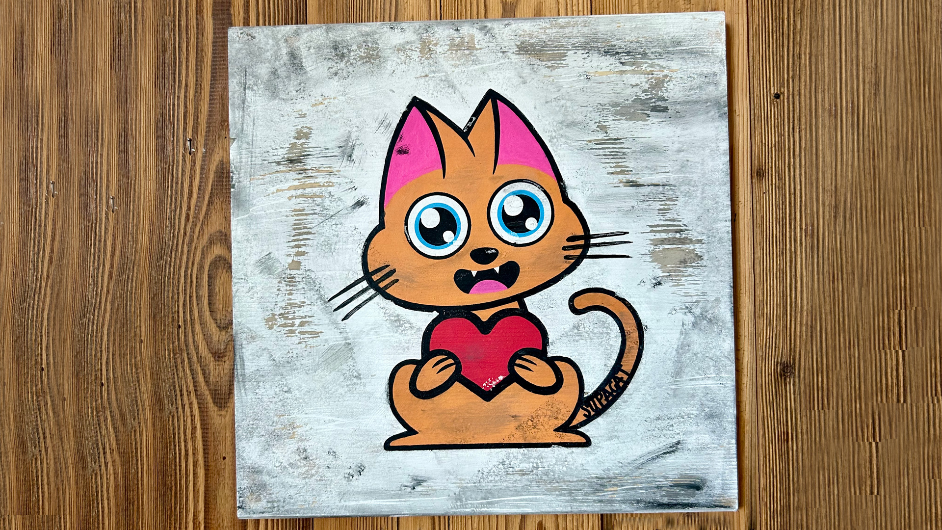 Exposition Supacat Street Art au Bar le Cul Terreux à Strasbourg - Supacat Street Art