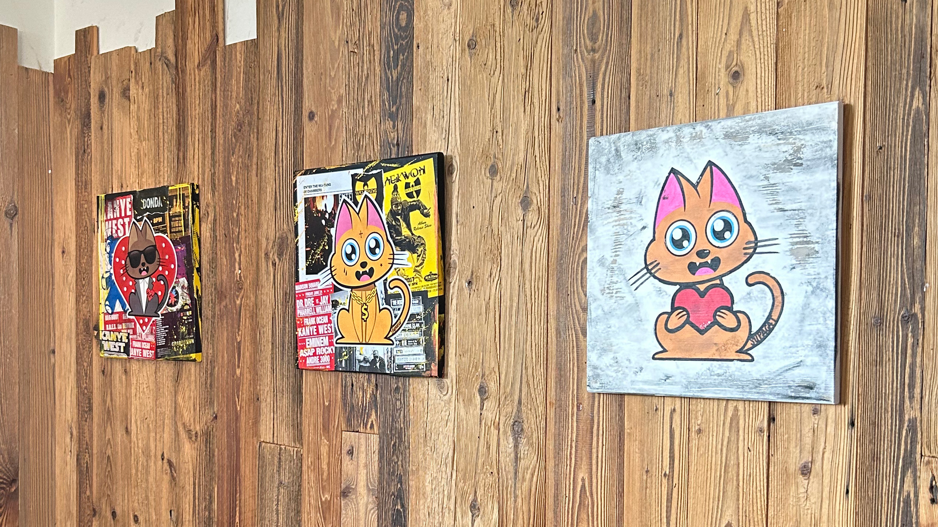 Exposition Supacat Street Art au Bar le Cul Terreux à Strasbourg - Supacat Street Art