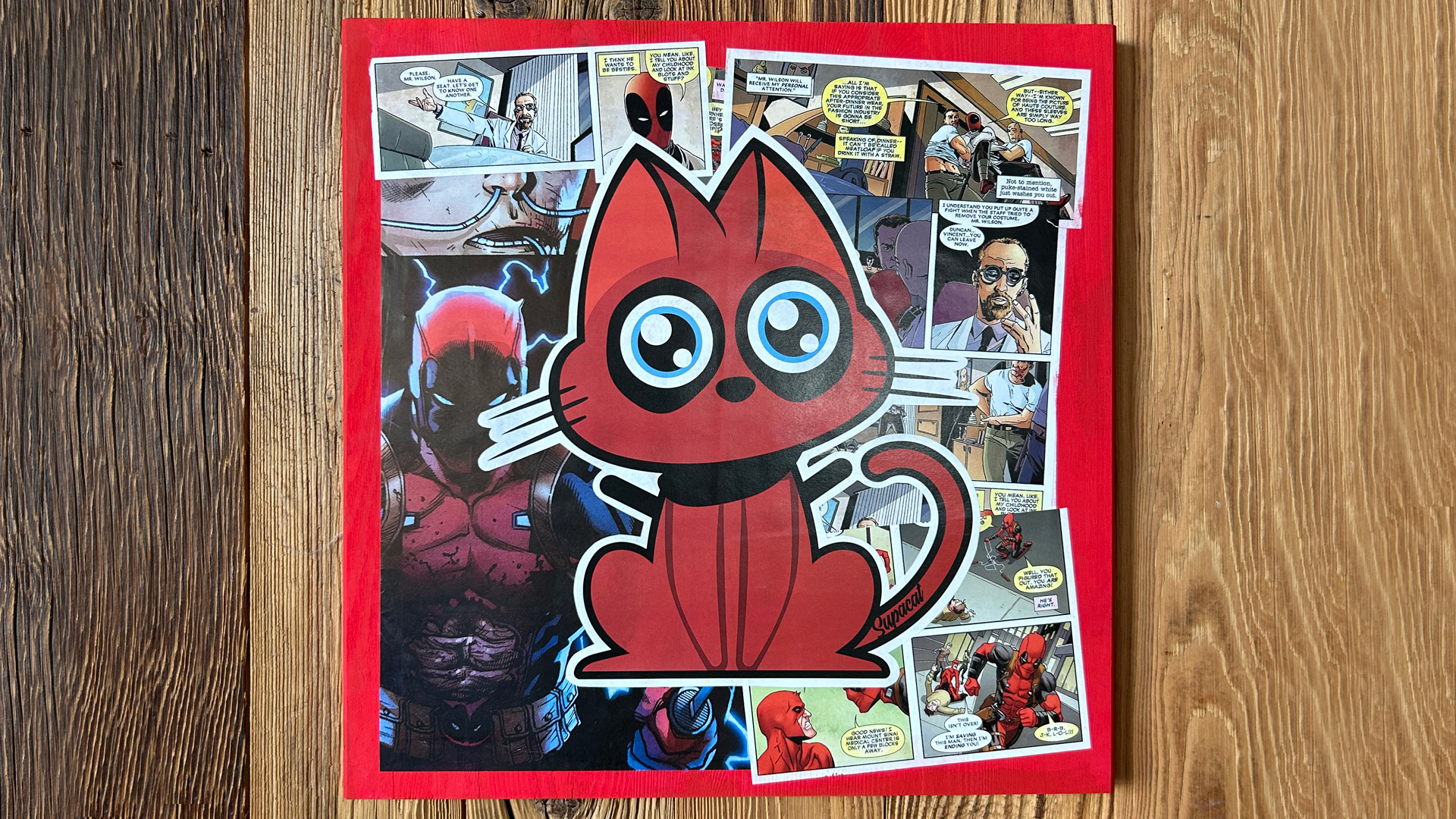 Exposition Supacat Street Art au Bar le Cul Terreux à Strasbourg - Supacat Street Art