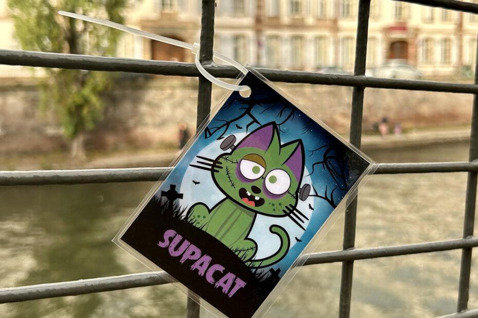 Cartes Supacat Supa Halloween - Supacat Street Art Strasbourg