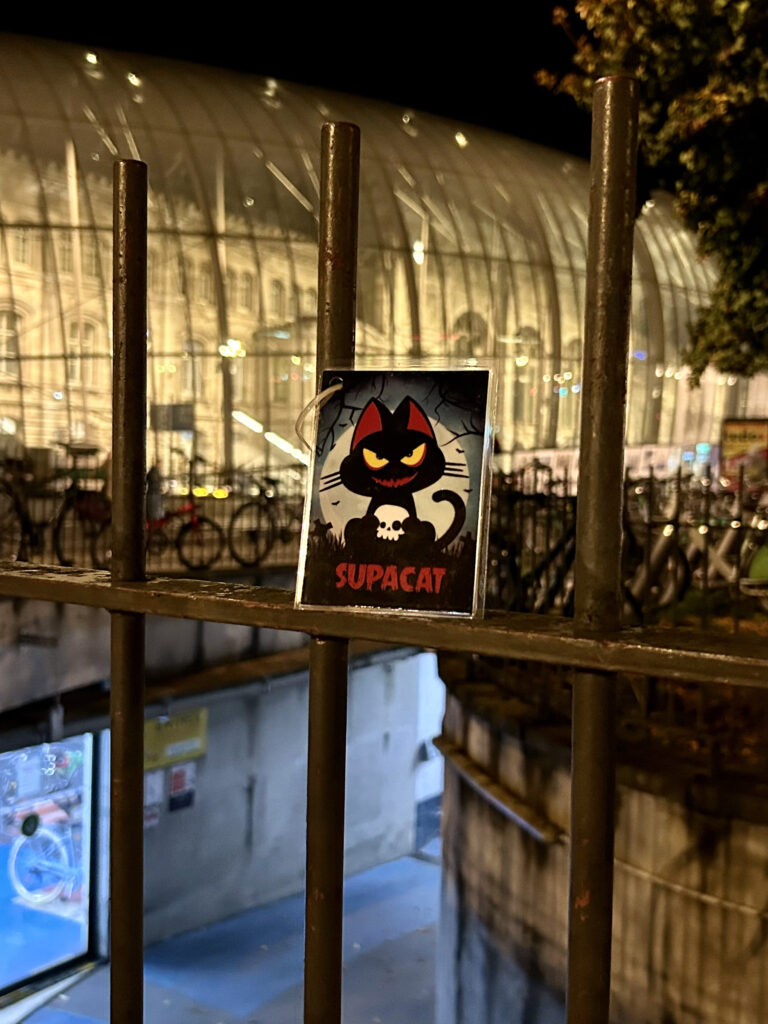 Cartes Supacat Supa Halloween - Supacat Street Art Strasbourg